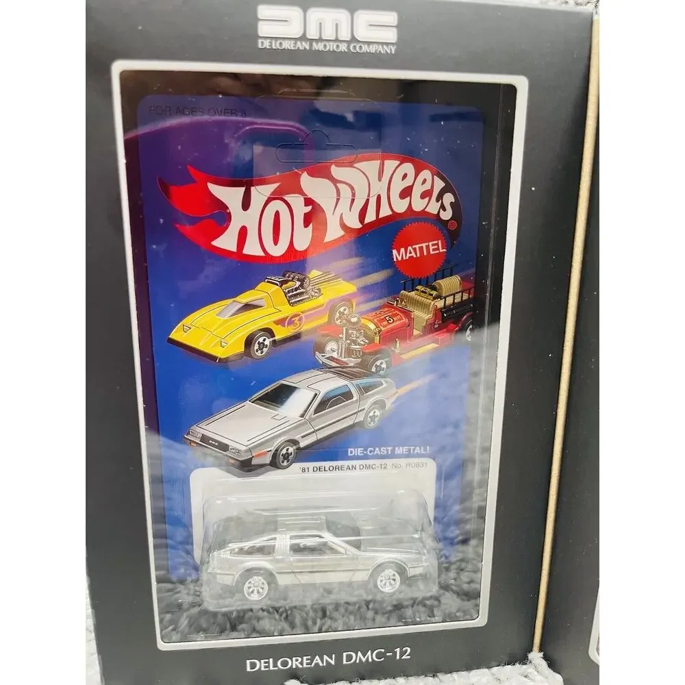 Mattel Creations Hot Wheels x DeLorean DMC-12 & Alpha5 Collector Set New In Box